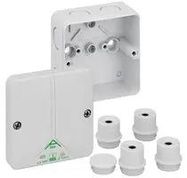 JUNCTION BOX GREY, IP65, EMPTY, PS