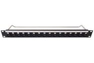 LOADED PANEL, XLR, 16PORT, 1U, M3