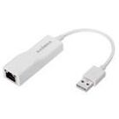 USB 2.0 Fast Ethernet Adapter 10/100 Mbit White