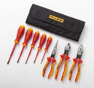 Insulated Hand Tools Starter Kit—5 insulated screwdrivers and 3 insulated pliers, 1,000 V, Fluke