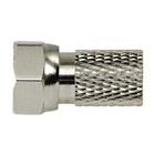 F-Connector 2.5 mm Male Silver/Silver