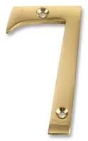 NUMERAL, 3", BRASS, NO '7'