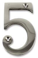 NUMERAL, 3", CHROME, NO '5'