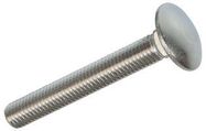 STAINLESS STEEL COACH BOLTS M8X60 PK10