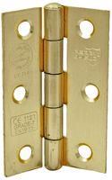 75MM 3IN CE7 FIRE DOOR HINGE - BRASSED