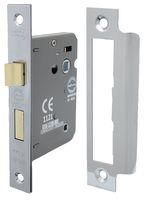 3IN FIRE BATHROOM LOCK - NICKEL