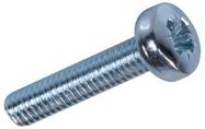 SCREW, STEEL, BZP, 12MM, M2.5, PK100