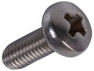 SCREW, PAN HEAD PHILLIPS, SS A4, M3, 8MM