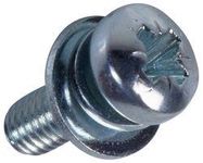 SCREW, PAN HEAD POZI, STEEL, M3, 8MM