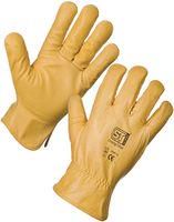 LEATHER DRIVING GLOVES, LINED, L