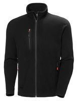 OXFORD FLEECE JACKET BLACK - LARGE