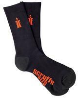 WORKER SOCKS 3 PACK BLACK SZ 10-13