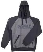 HOOODED SWEAT BLACK/GREY MEDIUM