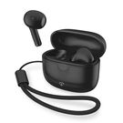Fully Wireless Earphones | Bluetooth® | Maximum battery play time: 16 hrs | Touch Control | Charging case | Wireless charging case | Built-in microphone | Voice control support | Black