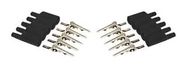 ALLIGATOR CLIP/INSULATOR, 10PC, BLACK