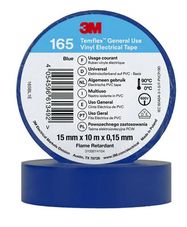 Vinyl Electrical Tape 3M Temflex 165 15mmx15mmx10m, blue, 3M