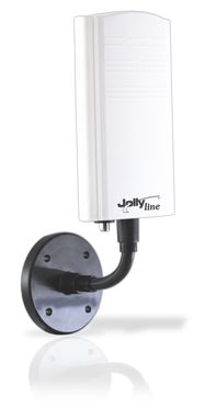 Antena lauko su stiprintuvu VHF/UHF 15dB su 5G filtru Jolly Line