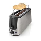 Toaster | Stainless Steel Series | 1 Long Slot | Browning levels: 6 | Defrost feature | Bun rack | Aluminium