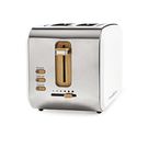 Toaster | Soft Touch Series | 2 Bread Slices | 2 Slots | Browning levels: 6 | Defrost feature | White