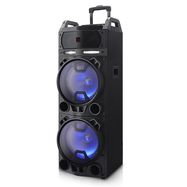 Nešiojama garso sistema 800W (100W RMS) su karaoke, šviesos efektais