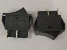 Jungiklis klavišinis, ON-OFF, fiks, 4k. 16A/250Vac, 22.1x30mm, DPST, juodas