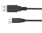 Cable USB A - microUSB B with longer microUSB plug (8mm) 1m