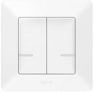 Surface 2-gang wireless switch Valena Life Legrand 752187 (white)