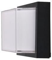 LED WALL LIGHT 12W 4000K BLACK SQ