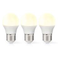 LED Bulb E27 | G45 | 4.9 W | 470 lm | 2700 K | Warm White | Retro Style | Frosted | 3 pcs