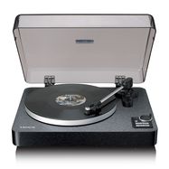 Fully automatic record player with Bluetooth® transmission and pre-amplifier Metal turntable platter and tonearm Black