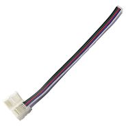 LED strip RGBW 10mm connector, push-on, with 15cm wire