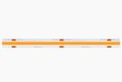 LED strip 24Vdc, 18W/m, COB 480LED/m, 1520lm, cold white 6500K, IP20, 180°, LED LINE