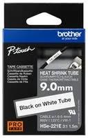 WIRE MARKER, BLK ON WHT, 1.5MX9MM