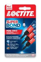 Klijai momentiniai Super Bond Mini Trio 3x1g, Loctite