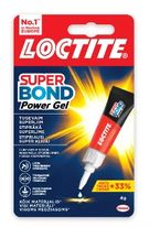 Klijai momentiniai Super Bond Power Gel 4g, Loctite