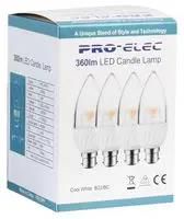 LED LAMP, CANDLE, 4000K, 320LM, 30W
