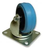 SWIVEL RUBBER CASTOR 100MM