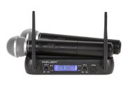 Беспроводной двухканальный комплект ручных микрофонов 170-270 МГц VHF WR-358LD