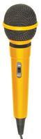 MICROPHONE, PLASTIC BODY, YELLOW