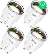 Smart Wifi Socket NOUS A1 (4pcs), 16A, with energy meter, TUYA / Smart Life