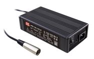 Akumuliatorių Pb, Li-ion įkroviklis 27.6V 4A, XLR, PFC, MEAN WELL