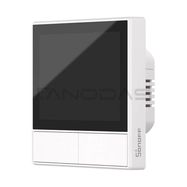 Smart home control touch panel LCD / smart scene wall switch, 2ch, NS panel EUW, white, SONOFF