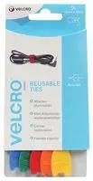 ADJUSTABLE TIES, 12X200MM (5 COLOUR) 5PK