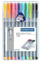 FINELINER TRIPLUS ASSORTED 10PK