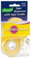 CLEAR TAPE 19MM X 33M (2RLS & DISP/CARD)