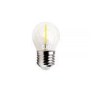 Лампа светодиодная E27 230V G45 1.3W, 55lm, FILAMENT, теплый белый 2700K, ORO