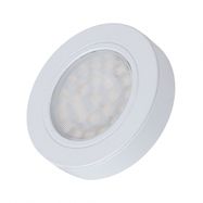 LED šviestuvėlis, baldinis, OVAL, 2W, baltas, 3000K šiltai balta, su jungtimi L813