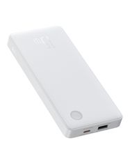 LiPo Powerbank 10000mAh 15W USB + USB-C Airpow Lite white BASEUS