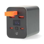 Powerbank | 30000 mAh | 1.5 / 2.0 / 3.0 / 5.0 A | Number of outputs: 4 | Output connection: 2x USB-A / 2x USB-C™ | Input connection: 1x USB-C™ | PD3.0 100W / QC3.0 | Lithium-Polymer | Display