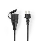 Extension Cable M - F | Type F (CEE 7/7) | CEE 7/3 | 20.0 m | 3680 W | 250 V AC 50/60 Hz | Kind of grounding: Side Contacts | Socket angle: 90 ° | IP44 | H07RN-F 3G1.5 | Device power output connection(s): 1 | Black